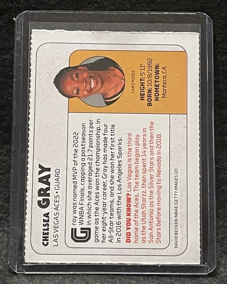 CHELSEA GRAY 2023 Sports Illustrated for Kids SI #1055 WNBA LAS VEGAS ACES - Image 2 of 2