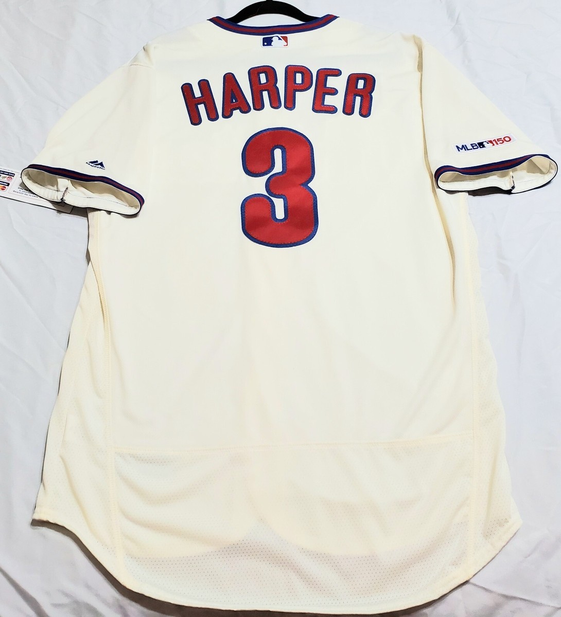 MAJESTIC フィリーズ BRICE HARPER 56 AUTHENTIC MAJESTIC BRYCE HARPER 56 3XL PHILADELPHIA PHILLIES FLEX