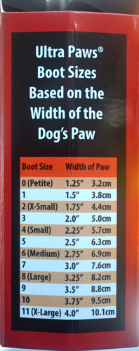 Ultra-Paws Durable Dog Boots Black or Orange w/Black Medium (7/M) Washable NEW - Picture 13 of 16