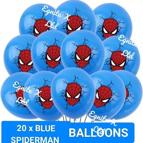 Spiderman Birthday Decorations Children Party Tableware Supplies Banner Balloons - Picture 53 of 69