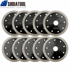 10pcs 4.5" 115mm Diamond Saw Blade Tile Ceramic Thin Cutting Disc/Wheel Cutters