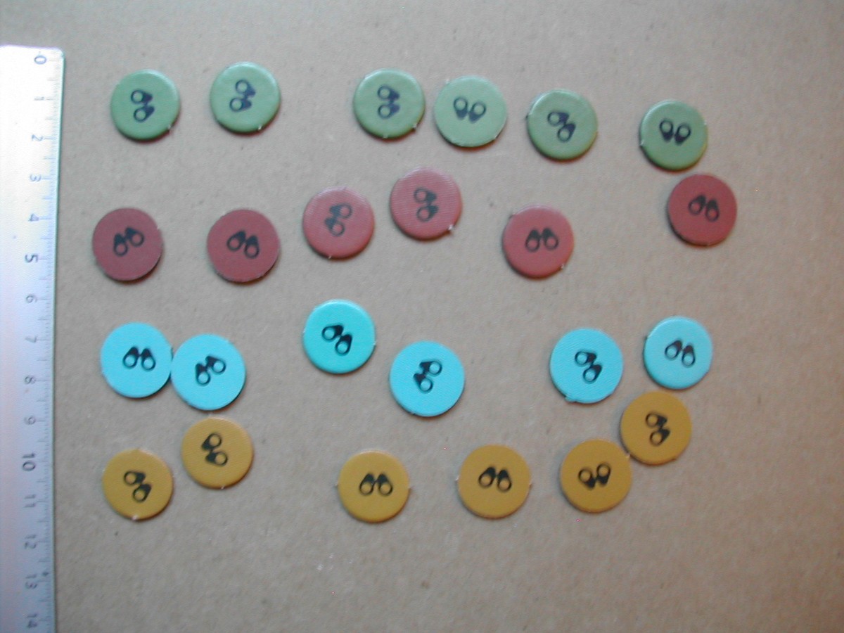 Jeton De Tour (Turn Token) Vengeance - Miniature Pour Jeux De Société / Mighty Boards P784, Occasion