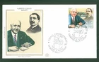 1991 ITALY FDC GOLD FILIGREE PHILATELY DAY ALBERTO AND GIULIO BOLAFFI