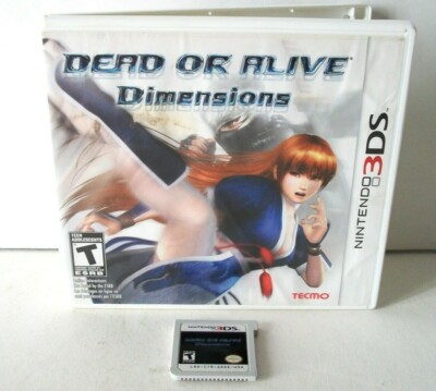 Dead or Alive Dimensions Nintendo 3DS Damaged Art Good Label