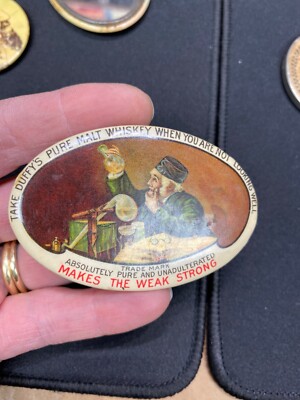 DUFFY'S PURE MALT WHISKEY~POCKET MIRROR