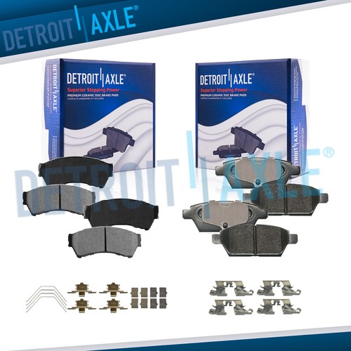 Front & Rear Ceramic Brake Pads Ford Fusion Lincoln MKZ Mazda 6 Milan