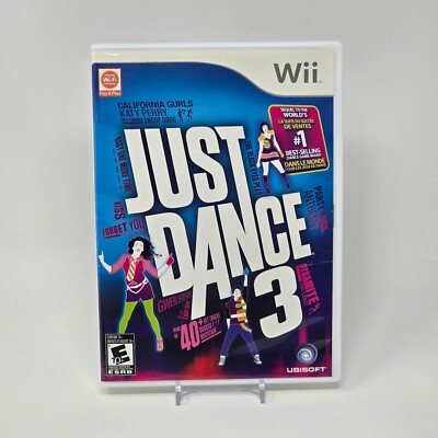 Just Dance 3 (Nintendo Wii) CIB COMPLETE & TESTED