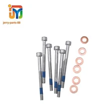 Injectors Bolts & Copper Washers Set for Mercedes Dodge Diesel Lower 6 Cylinder
