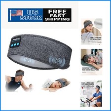 Wireless Bluetooth Sleep Headphones with Ultra-Thin Speakers for Comfort  Quiet