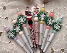 Handmade Custom beaded pens. Nurse  CNA. Silicone  Acrylic bead. Gifts.