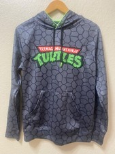 Nickelodeon Teenage Mutant Ninja Turtle Hoodie Sweatshirt Mens Medium TMNT Gray