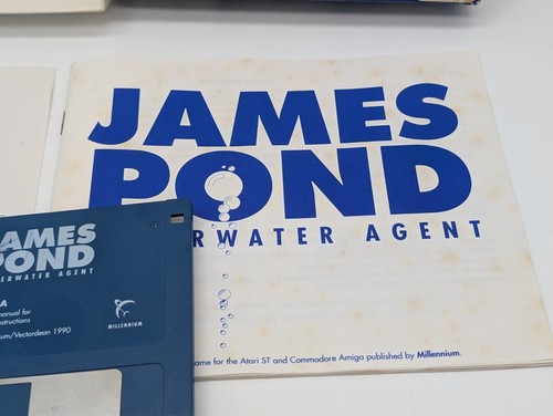 James Pond (AMIGA) in Big Box Original Packaging/CIB 1x 3.5" Disc + Instructions (Millenium) works 👍 - Picture 9 of 12