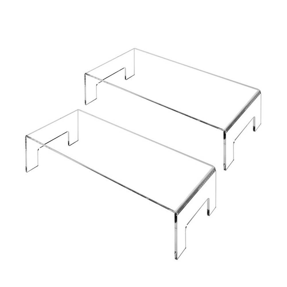 2 packs Rectangular Acrylic Display Risers Cake, Cupcake, Dessert | eBay