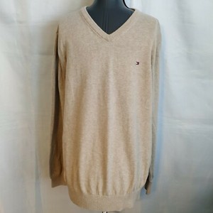 tan tommy hilfiger sweater