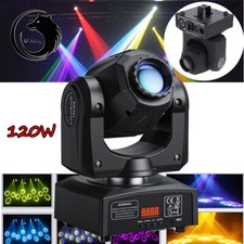 120W Moving Head Light RGBW Gobo Beam Stage Light DMX Disco Club Party Lighting