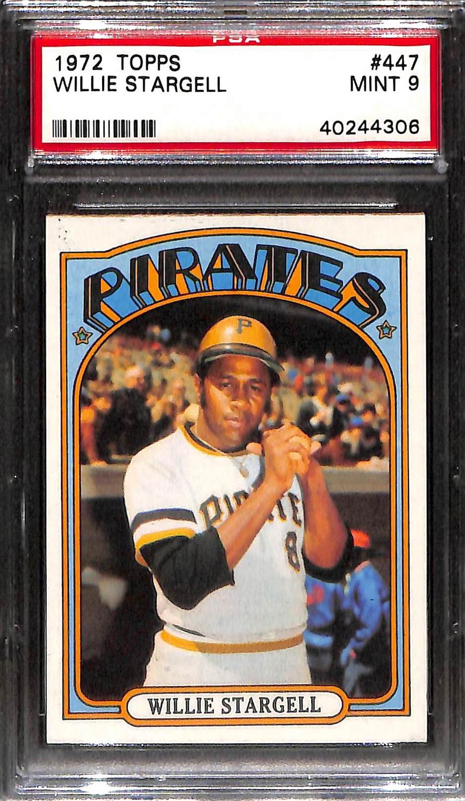 1972 Topps #447 Willie Stargell PSA 9 Mint 40244306