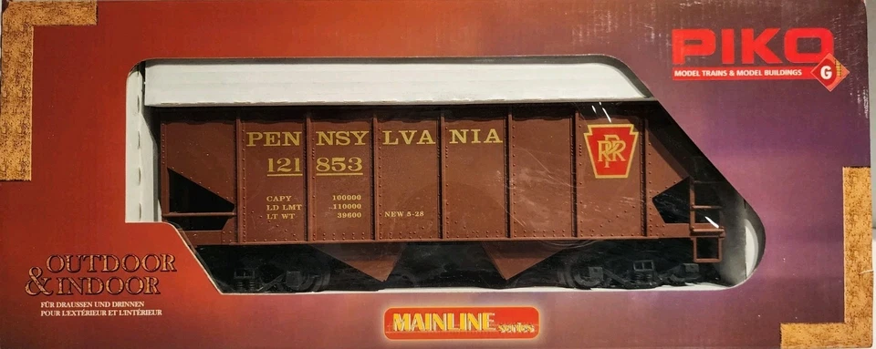 Piko G Scale Rib Side Hopper Car Pennsylvania #121853 - Image 2 of 4