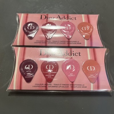 Lot of 2 Dior Addict Lacquer Stick Lipstick deluxe Palette 984,757,487,344
