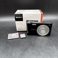 Sony Cyber-shot DSC-W800 20.1MP Digital Camera f/3.2-6.4 5x Optical Zoom Black