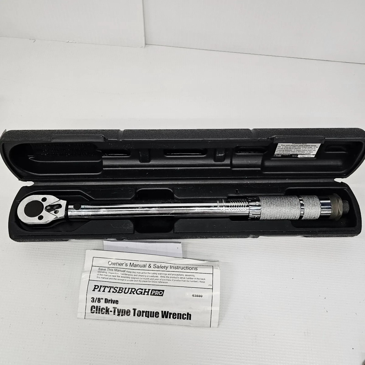 Pittsburg Click-Type Torque 3/8