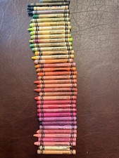 Vintage Crayola Crayon Lot Brick Red, Periwinkle,Melon,Carnation Pink,Copper