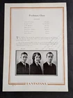J.W. Brodrick Signed Photo Page - 1920s Texas Tech Basketball - Broderick