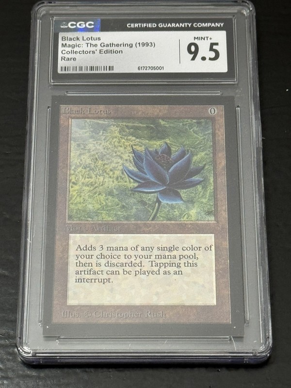 MtG Magic The Gathering 1993 Collector’s Edition Rare CGC 9.5 Black Lotus