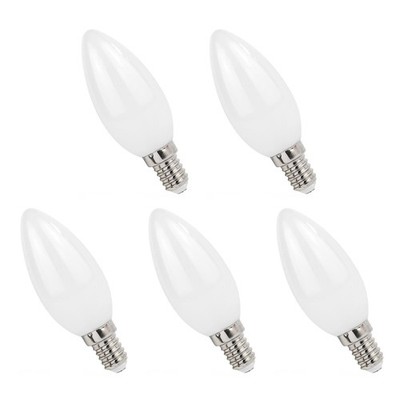 Spectrum E14 LED Lampe 1W 110lm 4000K Neutralweiß 230V 5 Stück