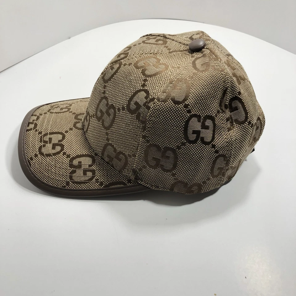 Gucci GG Signature Baseball Cap Beige Hat - Image 2 of 4
