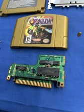 Legend of Zelda Majora’s Mask Nintendo 64 Gold Cartridge Game Missing Screw