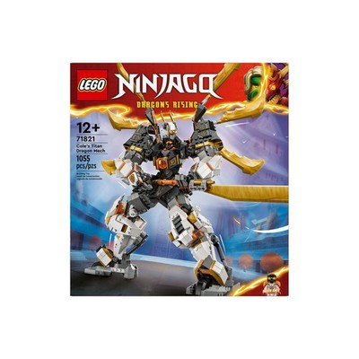 LEGO 71821 NINJAGO Coles Titan Dragon Mech Adventure Toy with