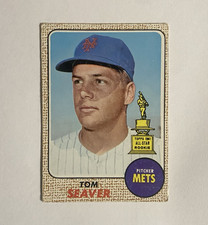 1968 Topps Tom Seaver Rookie #45 New York Mets Vintage Baseball Card. rookie card picture