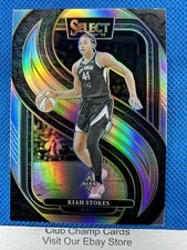 2025 #185 Kiah Stokes Panini Select WNBA Premier Silver Prizm Aces