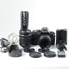 Olympus E-410 DSLR Camera 10.0MP 2 Lens 14-42mm Lens Kit 580 shots 14109