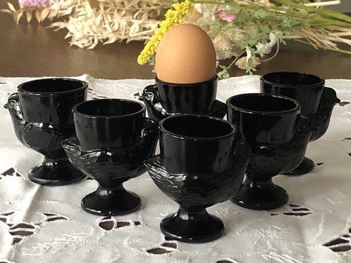 Lot 6 coquetiers en verre