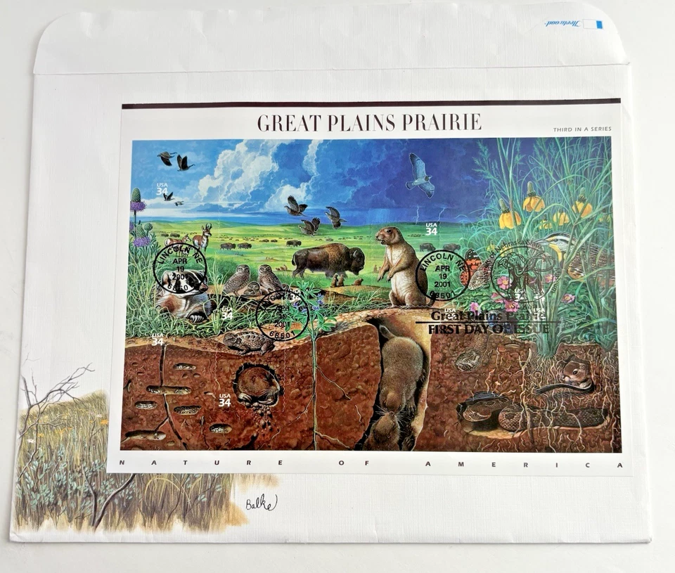 Collector Stamp Plate Envelope Cancelled Set of 4 (Read Description for Details) - Image 4 of 4