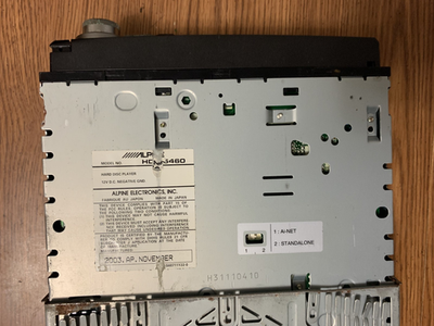 ALPINE HDA-5460 Hard Disk HARD DRIVE | eBay