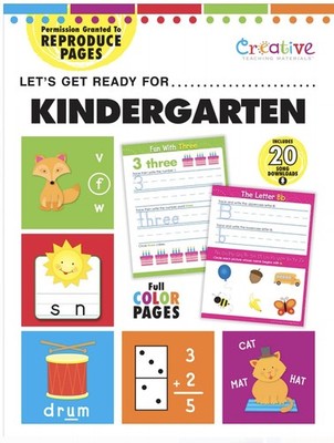 Creative Teaching Materials Let's Get Ready for Kindergarten Workbook,Educat...