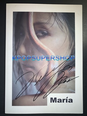 Hwasa 1st Mini Album Maria Autographed Signed CD Photobook Mamamoo