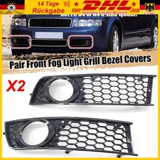 2x Für Audi A4/B6 Waben Gitter Lüftungsgitter Stoßstange Grill Nebelscheinwerfer