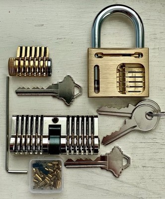 Lock Cutaway Bundle Of Three. Locksport