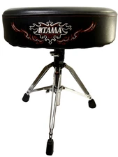 Drum Throne • TAMA HTS7B 1st Chair Ergo Rider Saddle Seat w/Gibraltar B9608 Base