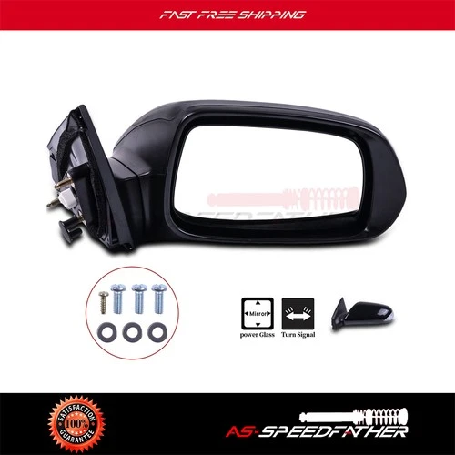 Power Black Turn Signal For 2005-10 Scion tC Passenger Right Side View Mirror