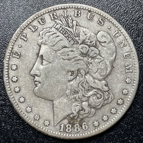 1886 S Morgan Silver Dollar $1 Better Grade VF Very Fine