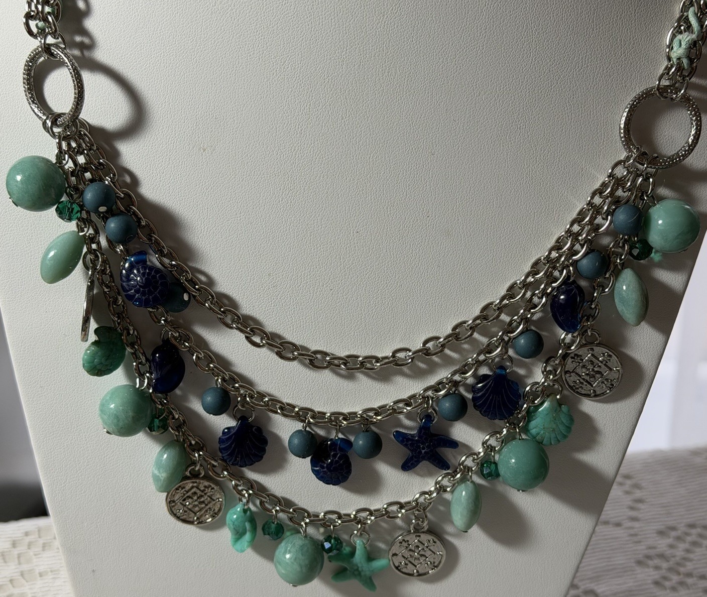 Multi-Strand Boho-Style Statement Necklace & Earr… - image 11