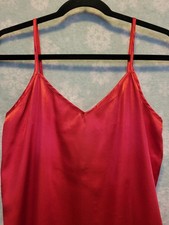 Red Slip Dress 7/9 Fairy Luscious Nightgown Lingerie Y2K 