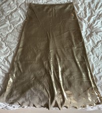 Zara Gold Metallic Skirt