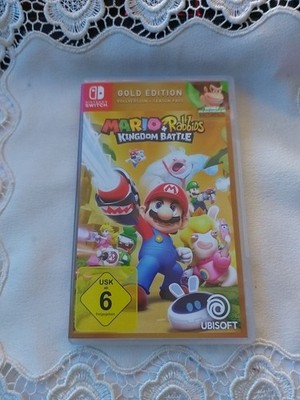 Nintendo Switch  Mario & Rabbids Kingdom Battle-Gold Edition  komplett Game!*TOP