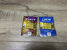 Vintage American Music Awards 2007 Event Party Crew Staff All Access Pass Lot