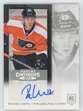 2013-14 Panini Contenders Michael Raffl Rookie Auto Philadelphia Flyers #123